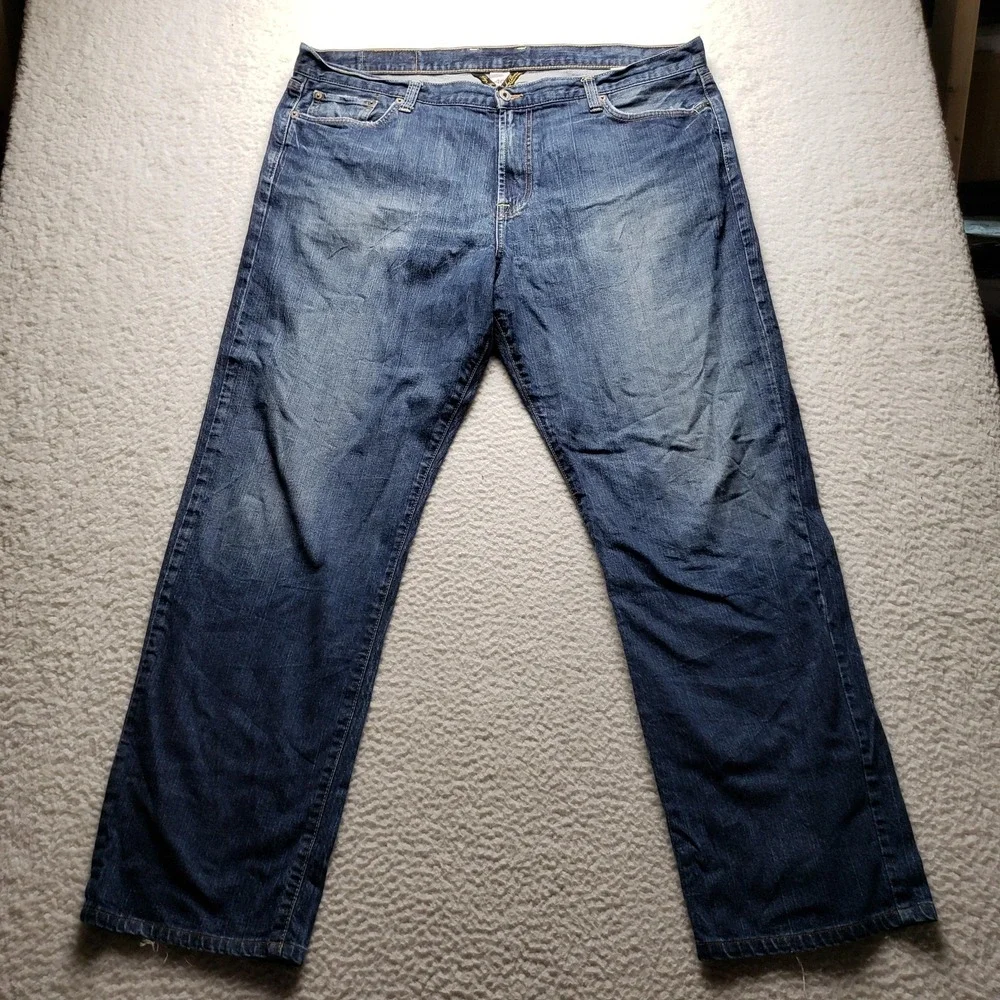 Lucky Brand Jeans Mens 40x32 Blue Vintage Straight Dungarees 7MD1220